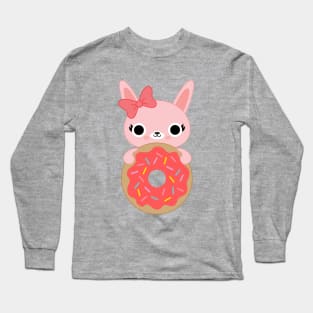 Donut Bunny Long Sleeve T-Shirt